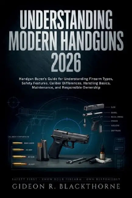 Understanding Modern Handguns 2026: Handgun Buyer's Guide for Understanding Firearm Types, Safety Features, Caliber Differences, Handling Basics, Main by Gideon R. Blackthorne