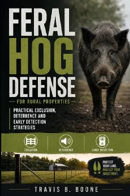 Feral Hog Defense for Rural Properties: Practical Exclusion, Deterrence and Early Detection Strategies by Danny Munrow, Travis B. Boone
