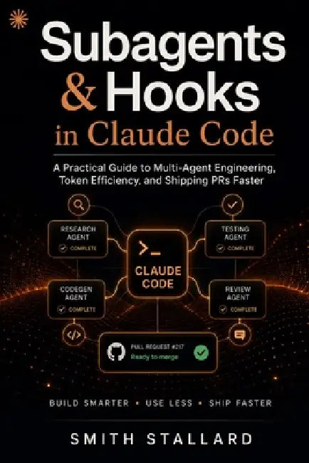 Subagents & Hooks in Claude Code: A Practical Guide to Multi-Agent Engineering, Token Efficiency, and Shipping PRs Faster by Smith Stallard