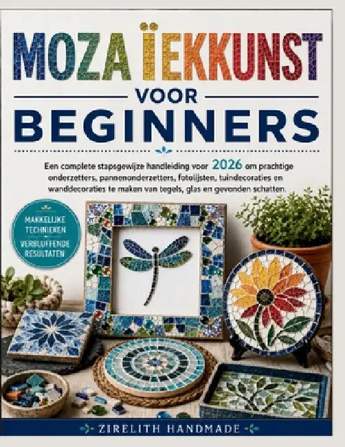 Mozaïekkunst Voor Beginners: Een complete stapsgewijze handleiding voor 2026 om prachtige onderzetters, pannenonderzetters, fotolijsten, tuindecoratie by Zirelith Handmade