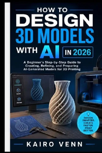 How to Design 3D Models with AI in 2026: A Beginner's Step-by-Step Guide to Creating, Refining, and Preparing AI-Generated Models for 3D Printing by Kairo Venn