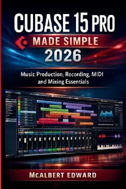 Cubase 15 Pro Made Simple 2026: Music Production, Recording, MIDI and Mixing Essentials by McAlbert Edward