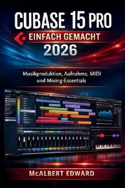 Cubase 15 Pro Einfach Gemacht 2026: Musikproduktion, Aufnahme, MIDI und Mixing-Essentials by McAlbert Edward