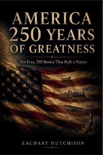 America 250 Years of Greatness: Ten Eras, 250 Stories That Built a Nation by Zachary Hutchison