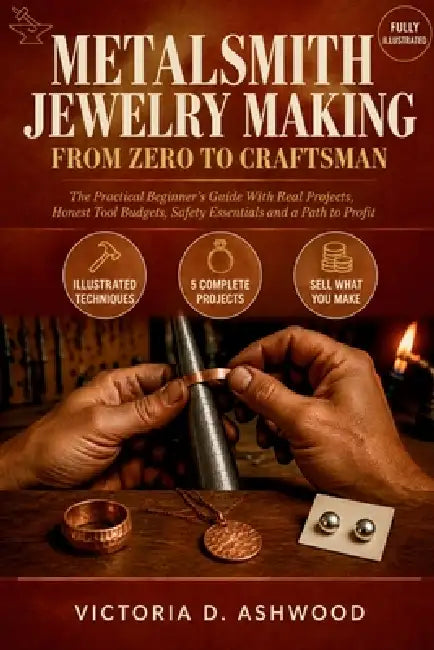 Metalsmith Jewelry Making From Zero to Craftsman: The Practical Beginner's Guide With Real Projects, Honest Tool Budgets, Safety Essentials, and a Pat by Victoria D. Ashwood