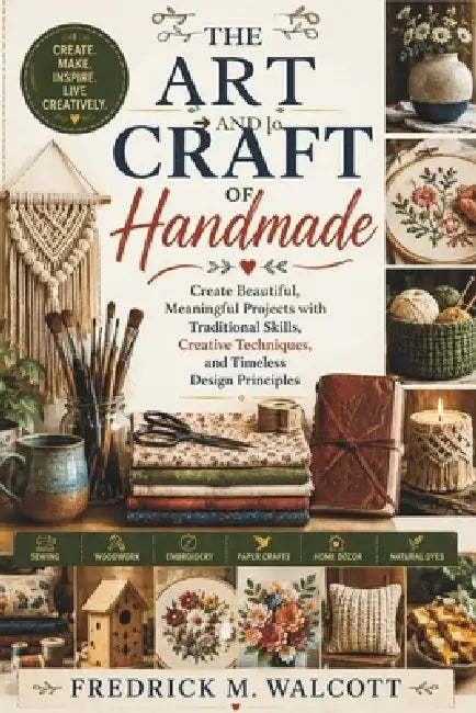 The Art and Craft of Handmade: Create Beautiful, Meaningful Projects with Traditional Skills, Creative Techniques, and Timeless Design Principles by Fredrick M. Walcott