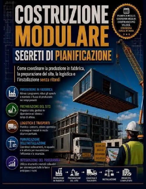 Costruzione modulare Segreti di pianificazione: Come coordinare la produzione in fabbrica, la preparazione del sito, la logistica e l'installazione se by Vertex Gable, Quam Pascal