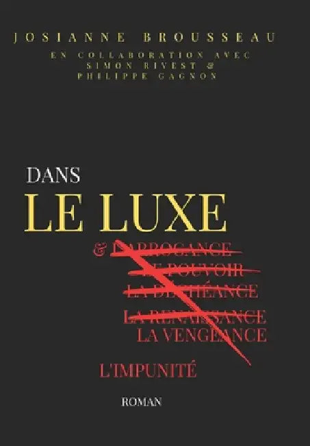 Dans le luxe et l'arrogance - Tome 6: Dans le luxe et l'impunité by Simon Rivest, Philippe Gagnon, Josianne Brousseau