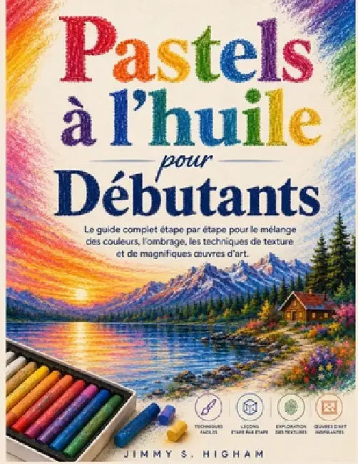 Pastels à l'huile pour débutants: Le guide complet étape par étape pour le mélange des couleurs, l'ombrage, les techniques de texture et les belles oe by Jimmy S. Higham