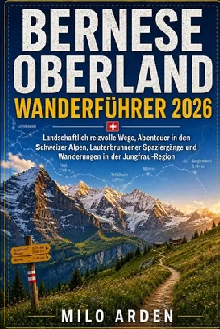 Bernese Oberland Wanderführer 2026: Landschaftlich reizvolle Wege, Abenteuer in den Schweizer Alpen, Lauterbrunnener Spaziergänge und Wanderungen in d by Milo Arden