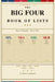 The Big Four Book of Lists: Every Champion, Every Year by Jack Hosterman
