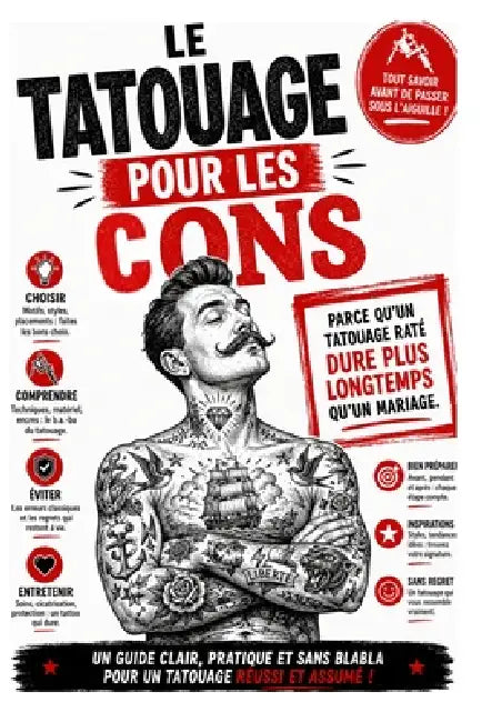 Le Tatouage Pour Les Cons: Parce qu'un tatouage raté dure plus longtemps qu'un mariage by Richard Bertrand