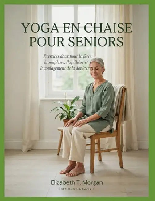 Yoga en chaise pour seniors: exercices doux pour la force, la souplesse, l'équilibre et le soulagement de la douleur by Elizabeth T Morgan