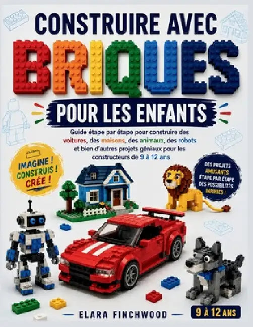 Construire Avec Briques Pour Les Enfants: Guide étape par étape pour construire des voitures, des maisons, des animaux, des robots et bien d'autres pr by Elara Finchwood
