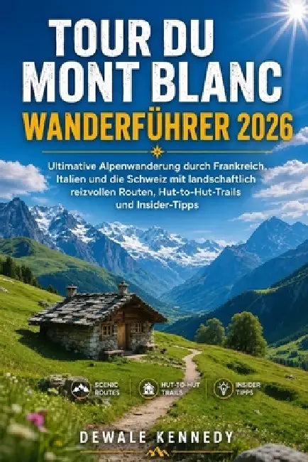 Tour Du Mont Blanc Wanderführer 2026: Ultimative Alpenwanderung durch Frankreich, Italien und die Schweiz mit landschaftlich reizvollen Routen, Hut-to by Dewale Kennedy