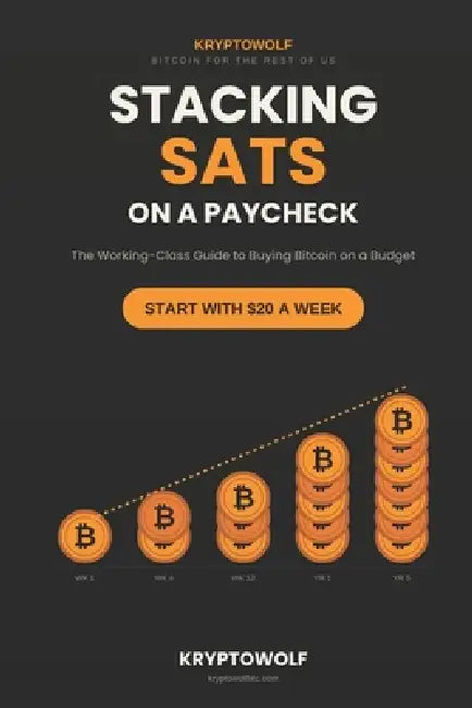 Stacking Sats on a Paycheck: The Working-Class Guide to Buying Bitcoin on a Budget, Starting with $20 a Week by Krypto Wolf