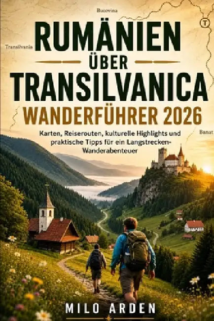 Rumänien Über Transilvanica Wanderführer 2026: Karten, Reiserouten, kulturelle Highlights und praktische Tipps für ein Langstrecken-Wanderabenteuer by Milo Arden