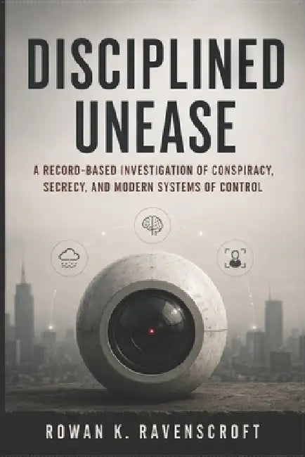 Disciplined Unease: A Record-Based Investigation of Conspiracy, Secrecy, and Modern Systems of Control by Rowan K. Ravenscroft