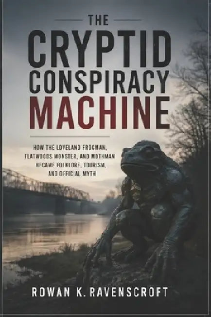 The Cryptid Conspiracy Machine: How the Loveland Frogman, Flatwoods Monster, and Mothman Became Folklore, Tourism, and Official Myth by Rowan K. Ravenscroft