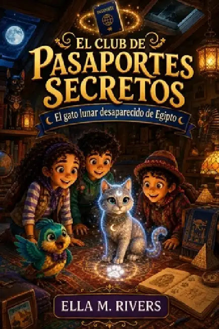 El Club de Pasaportes Secretos: El gato lunar desaparecido de Egipto by Ella M. Rivers