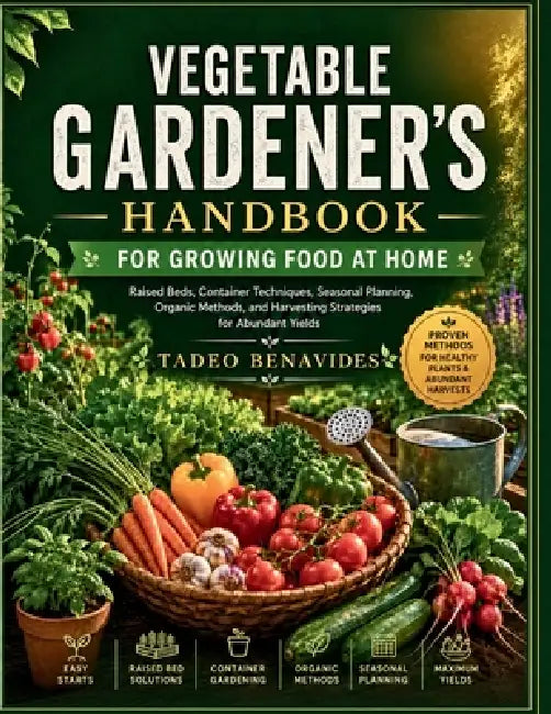 Vegetable Gardener's Handbook for Growing Food at Home: Raised Beds, Container Techniques, Seasonal Planning, Organic Methods, and Harvesting Strategi by Tadeo Benavides