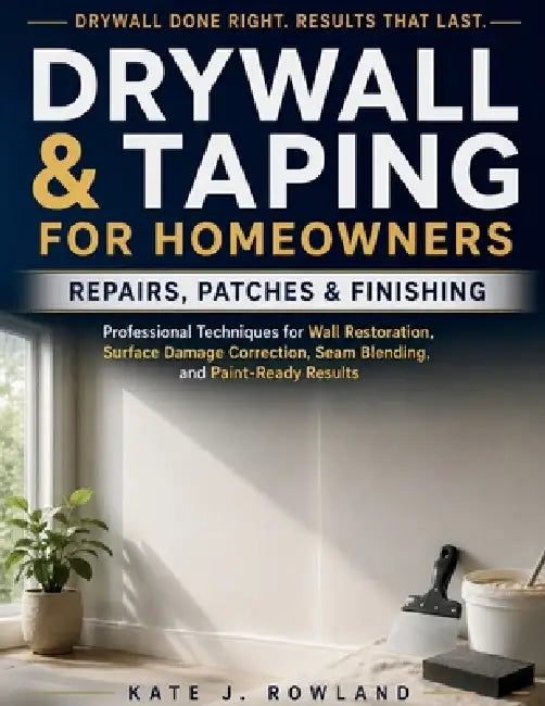 Drywall & Taping for Home Owners: Repair, Patching and Finishing: Professional Techniques For Wall Restoration, Surface Damage Correction, Seam Blendi by Kate J. Rowland