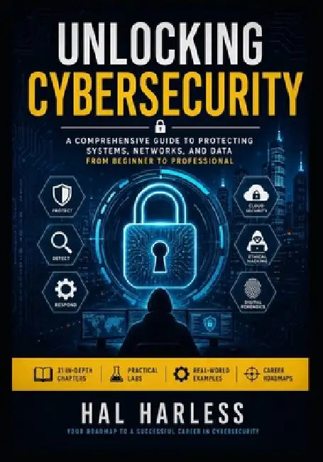 Unlocking Cybersecurity: A Beginner's Guide to Digital Defense, Ethical Hacking, and Cyber Protection by Hal Harless