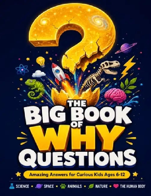 The Big Book of Why Questions: Amazing Answers for Curious Kids Ages 6-12 About Space, Animals, Nature, Science, the Human Body, and History by Inspo Paper