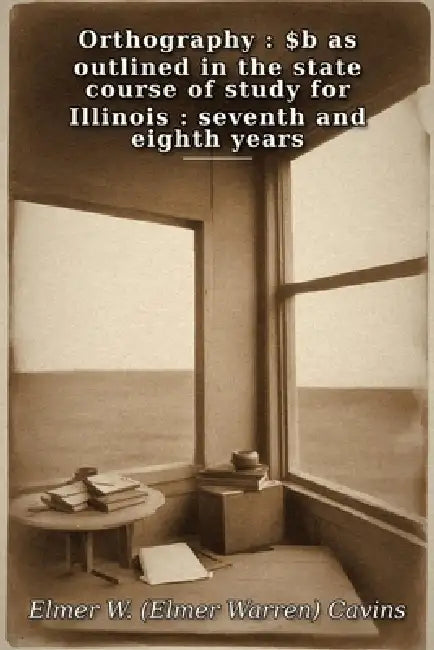 Orthography: $b as outlined in the state course of study for Illinois: seventh and eighth years by Elmer W. (Elmer Warren) Cavins