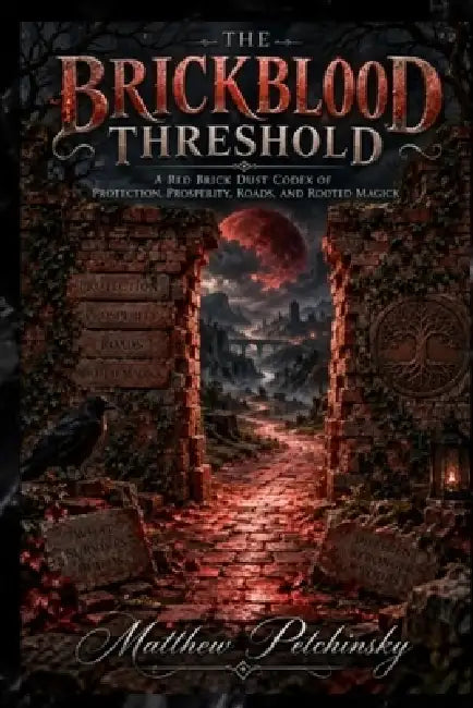 The Brickblood Threshold: A Red Brick Dust Codex of Protection, Prosperity, Roads, and Rooted Magick by Matthew Petchinsky