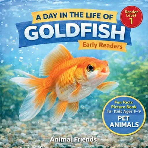 Goldfish: Fun Facts Nonfiction Picture Book for Early Readers, Classrooms, and Homeschool Kids Ages 5-9 by Animal Friends Animal Friends