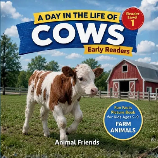 Cows: Fun Facts Nonfiction Picture Book for Early Readers, Classrooms, and Homeschool Kids Ages 5-9 by Animal Friends
