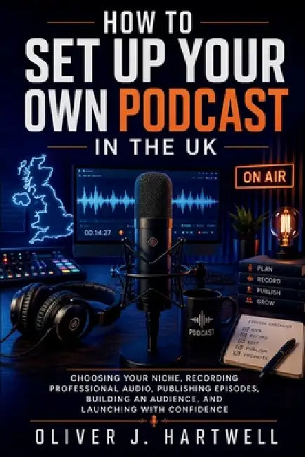 How to Set Up Your Own Podcast in the UK: Choosing Your Niche, Recording Professional Audio, Publishing Episodes, Building an Audience, and Launching by Oliver J Hartwell