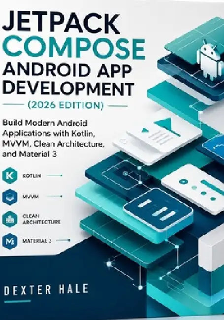 Jetpack Compose Android App Development (2026 Edition): Build Modern Android Applications with Kotlin, MVVM, Clean Architecture, and Material 3 by Dexter Hale