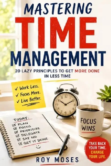 Mastering Time Management: 20 Lazy Principles to Get More Done in Less Time by Roy Moses