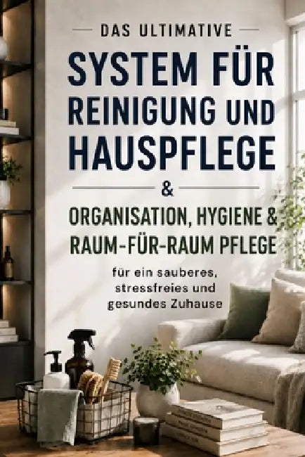 Das Ultimative System Für Reinigung Und Hauspflege: Organisation, Hygiene & Raum-für-Raum Pflege für ein sauberes, stressfreies und gesundes Zuhause by Olivia Romero