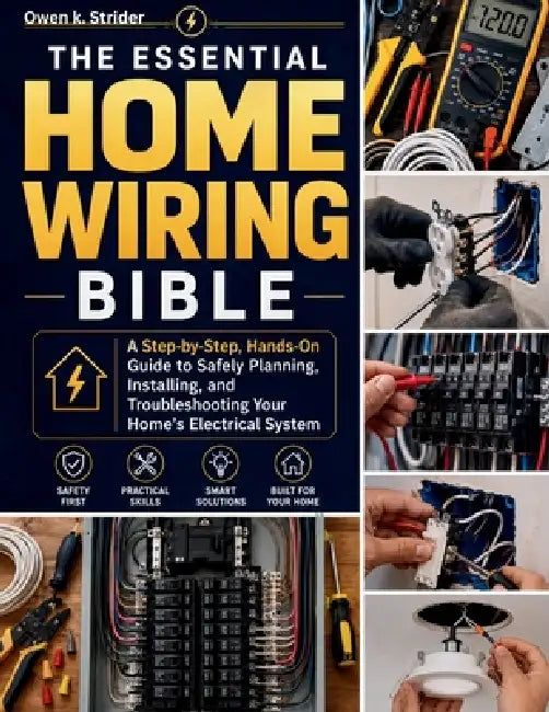 The Essential Home Wiring Bible: A Step-by-Step, Hands-On Guide to Safely Planning, Installing, and Troubleshooting Your Home's Electrical System by Owen K. Strider
