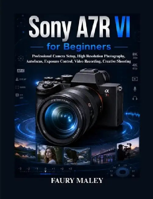 Sony A7R VI for Beginners: Professional Camera Setup, High Resolution Photography, Autofocus, Exposure Control, Video Recording, Creative Shooting by Faury Maley