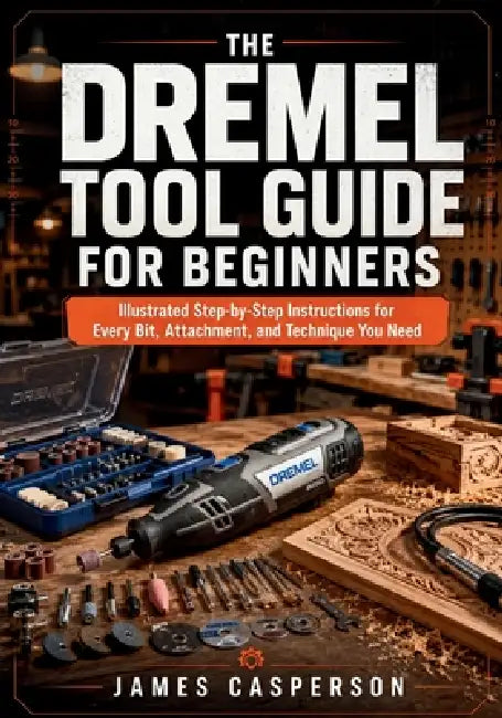 The Dremel Tool Guide for Beginners: Illustrated Step-by-Step Instructions for Every Bit, Attachment, and Technique You Need by James Casperson