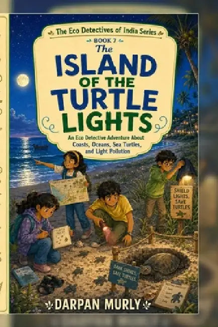 The Island of the Turtle Lights: An Eco Detective Adventure About Coasts, Oceans, Sea Turtles and Light Pollution by Darpan Murly