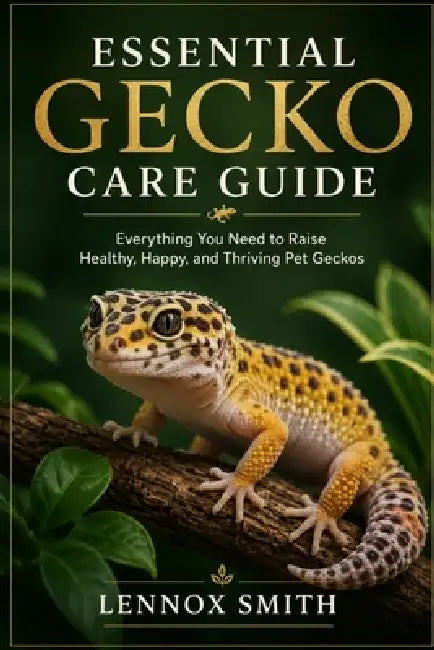 Essential Gecko Care Guide: Everything You Need to Raise Healthy, Happy, and Thriving Pet Geckos by Lennox Smith