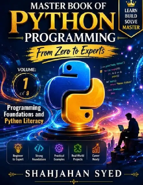 Master Book for Python Programming (From Zero to Experts): Volume 1 by Shahjahan Syed
