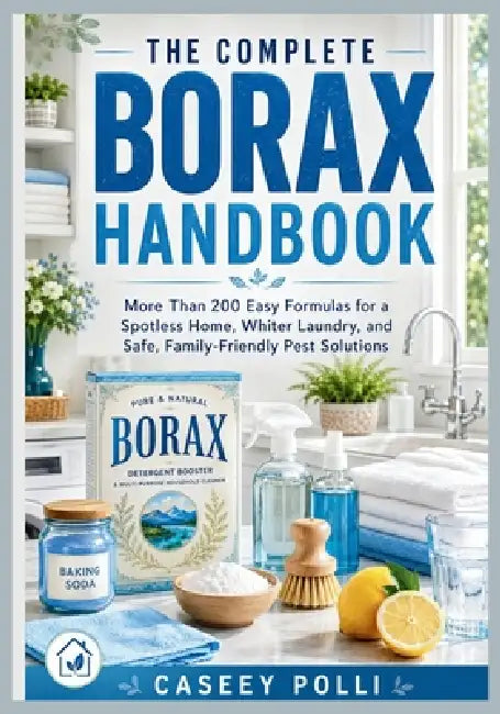 The Complete Borax Handbook: More Than 200 Easy Formulas for a Spotless Home, Whiter Laundry, and Safe, Family-Friendly Pest Solutions by Caseey Polli