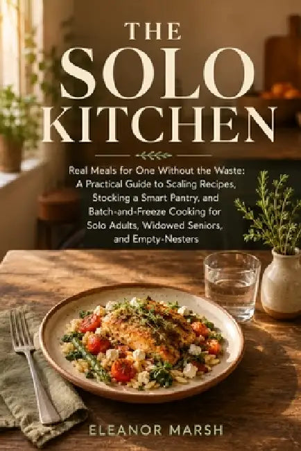 The Solo Kitchen: Real Meals for One Without the Waste: A Practical Guide to Scaling Recipes, Stocking a Smart Pantry, and Batch-and-Freeze Cooking fo by Eleanor Marsh