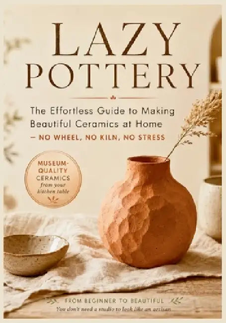 Lazy Pottery: The Effortless Guide to Making Beautiful Ceramics at Home - No Wheel, No Kiln, No Stress by Benjamin C. Campbell
