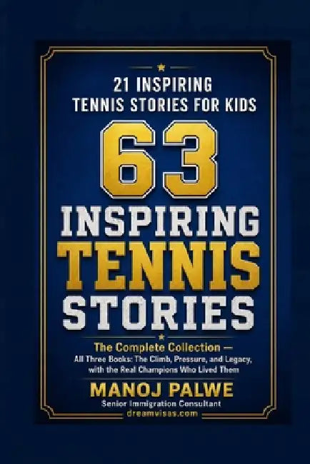 63 Inspiring Tennis Stories: The Complete Collection - All Three Books: The Climb, Pressure, and Legacy, with the Real Champions Who Lived Them by Manoj Palwe
