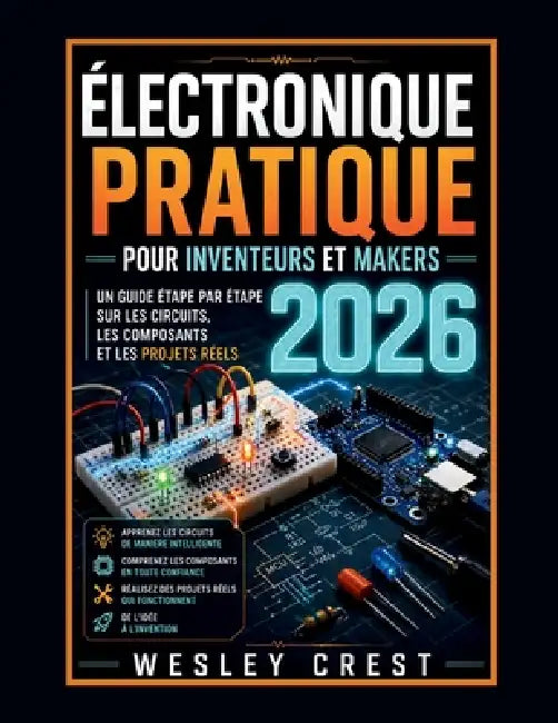 Électronique Pratique pour Inventeurs et Makers 2026: Un guide étape par étape sur les circuits, les composants et les projets réels by Wesley Crest