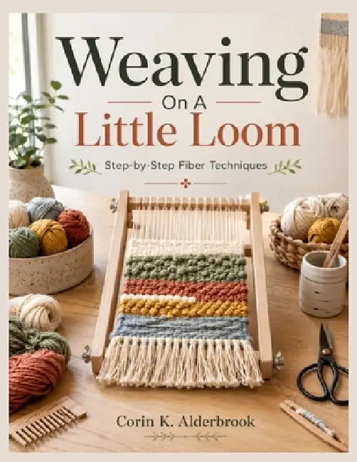 Weaving On A Little Loom: Step-by-Step Fiber Techniques by Corin K. Alderbrook