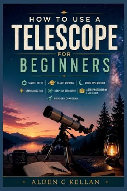 How to use a Telescope for a beginners: Simple Setup, Planet Viewing, Moon Observation, Star Navigation, Deep-Sky Discovery, Astrophotography Essentia by Alden C. Kellan