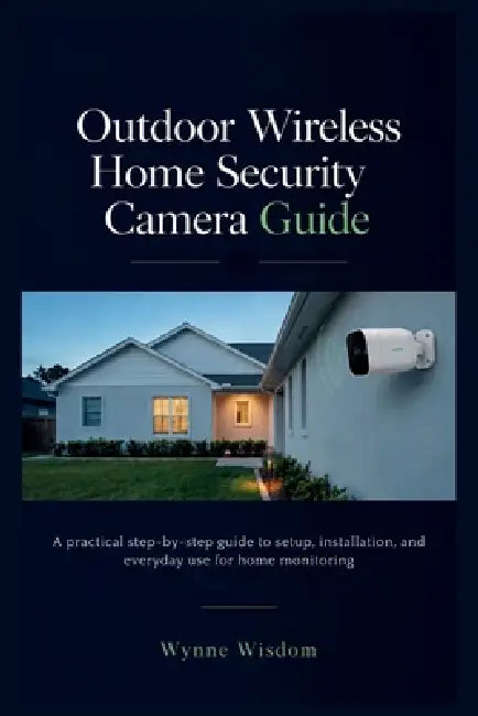 Outdoor Wireless Home Security Camera Guide: A practical step-by-step guide to setup, installation, and everyday use for home monitoring by Wynne Wisdom
